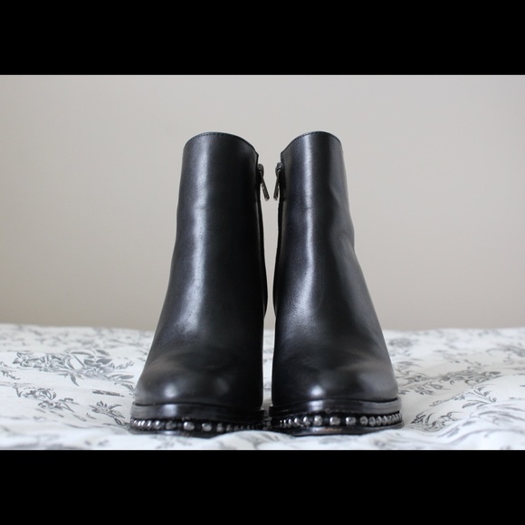 Coach Justina Leather Ankle Boots - Picture 3 of 6